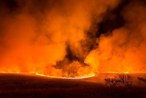 Fire On The Prairie - Nature and Landscape Photography - Brad Mangas
